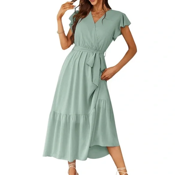 caramel midi dress CARAMEL MIDI PLEATED DRESS WITH JACKET TOP – Le Obsession Boutique